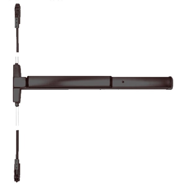 CVR Exit Device, 613 Oil-Rubbed Dark Bronze, LHR, 36, SNB